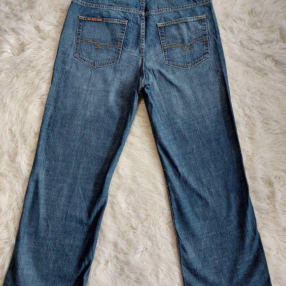U.S. Polo Assn Men's Blue Heritage Straight Leg Denim Jeans 33 x 32 - Picture 4 of 9